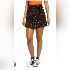 BP Floral Mini Wrap Skirt